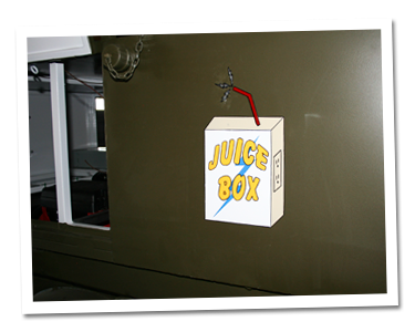 Juice box "nose art" Juice box "nose art"