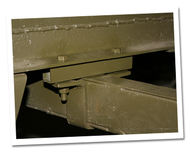 Block to slightly raise front of trailer Block to slightly raise front of trailer